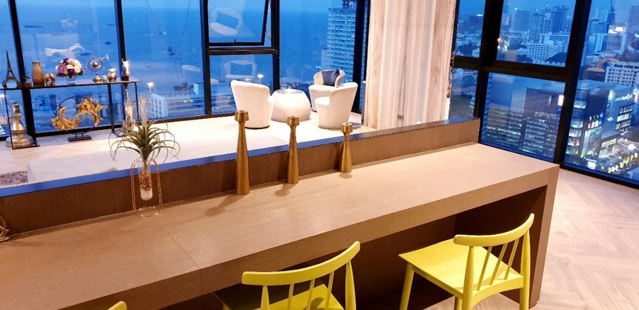 Base Central Pattaya Long Balcony King-Bed With Infinity Pool & Free Netflix! מראה חיצוני תמונה