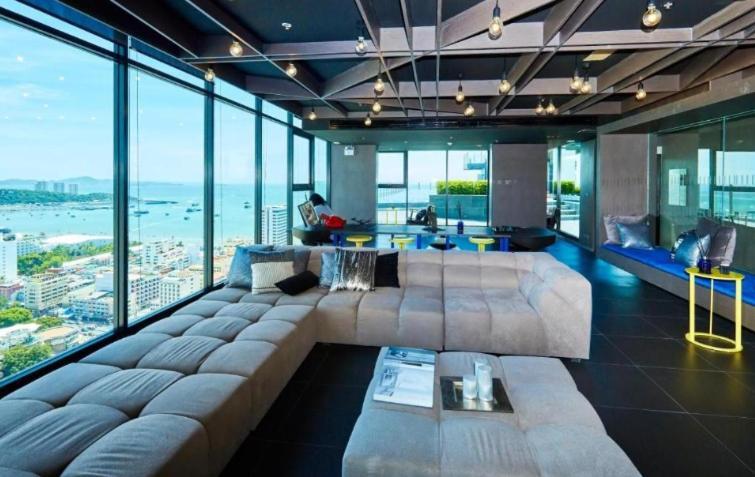 Base Central Pattaya Long Balcony King-Bed With Infinity Pool & Free Netflix! מראה חיצוני תמונה