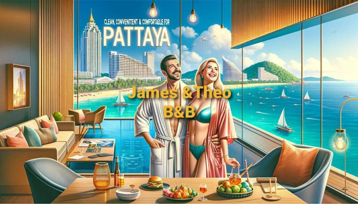 Base Central Pattaya Long Balcony King-Bed With Infinity Pool & Free Netflix! מראה חיצוני תמונה