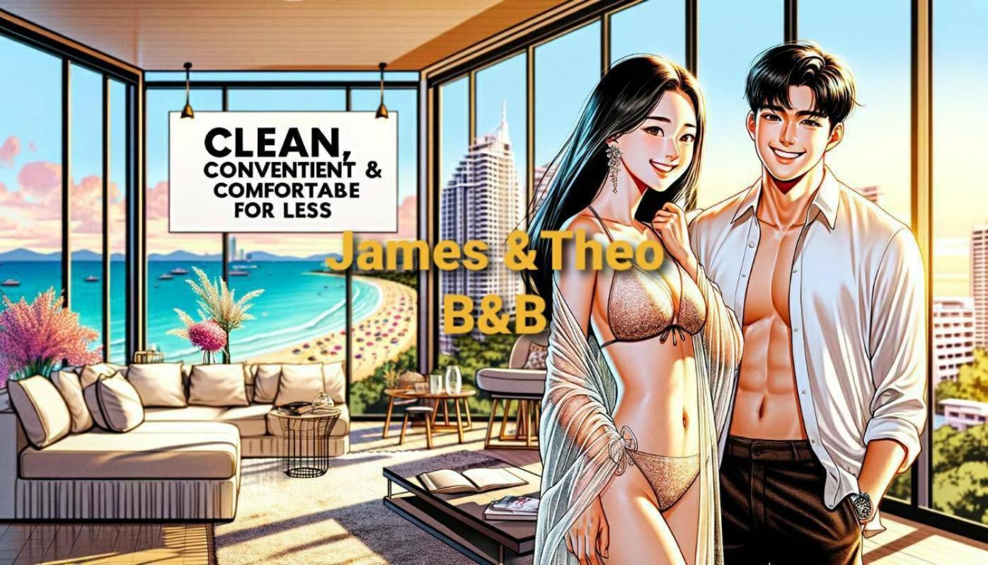Base Central Pattaya Long Balcony King-Bed With Infinity Pool & Free Netflix! מראה חיצוני תמונה